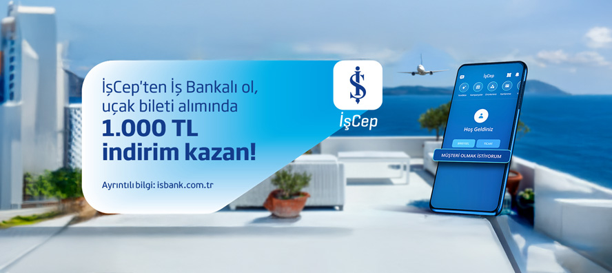 Uçak Bileti Alımlarında 1.000 TL İndirim!