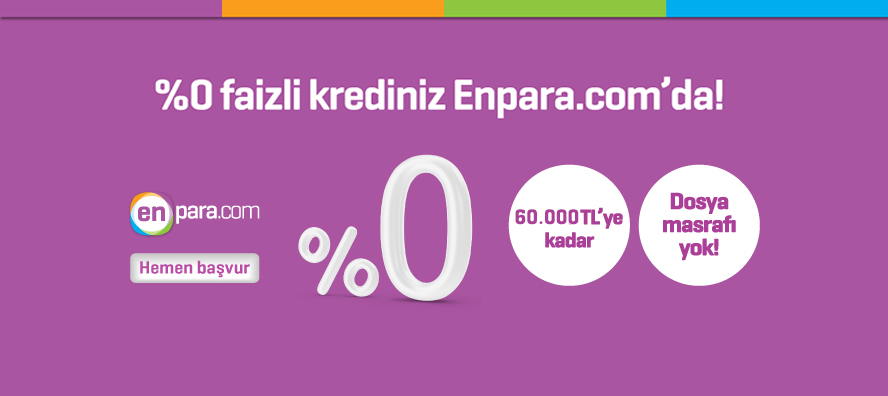 Yeni Enpara'lılara Özel %0 Faiz Oranı ile 60.000 TL'ye Kadar Kredi!